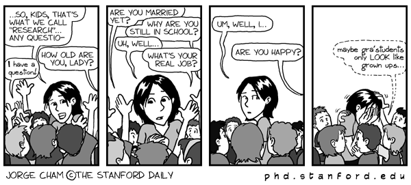 Afundados em pilhas de artigos – PhD Movie